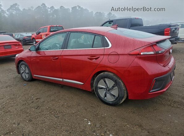 KMHC75LCXMU255695 2021 HYUNDAI IONIQ Red Trasero izquierdo