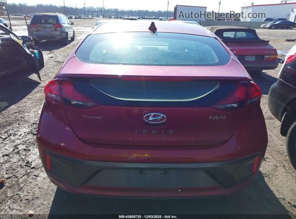 KMHC75LCXNU285586 2022 HYUNDAI IONIQ HYBRID Red 