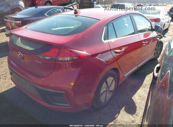 KMHC75LCXNU285586 2022 HYUNDAI IONIQ HYBRID Red Задня права чверть