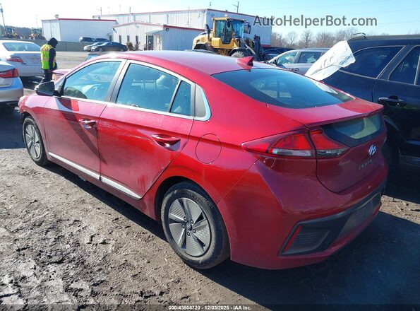 KMHC75LCXNU285586 2022 HYUNDAI IONIQ HYBRID Red Задня ліва чверть