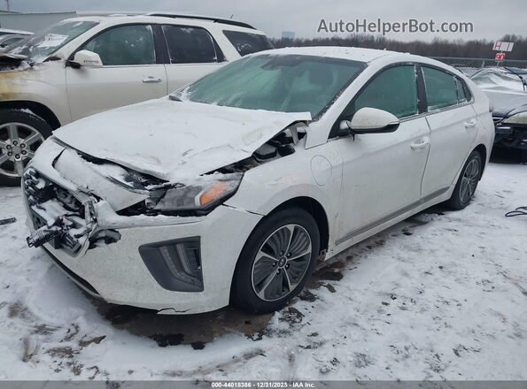 KMHC75LDXNU274094 2022 HYUNDAI IONIQ PLUG-IN HYBRID White Передня ліва чверть