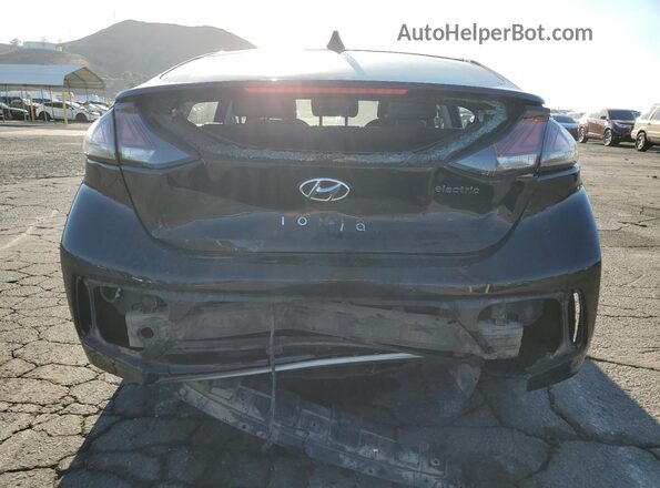 KMHC75LJ4MU081752 2021 HYUNDAI IONIQ Black უკანა ხედი