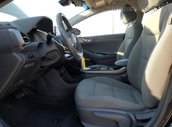 KMHC75LJ4MU081752 2021 HYUNDAI IONIQ Black წინა სალონის ხედი