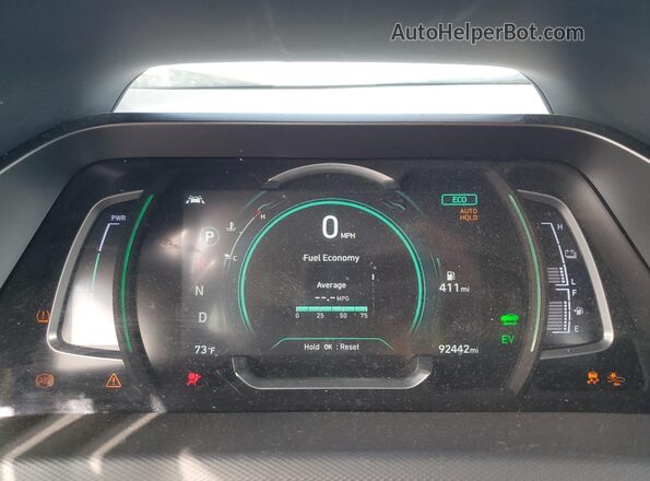 KMHC85LC0LU241929 2020 HYUNDAI IONIQ Gray Սարքավորումների վահանակի տեսք