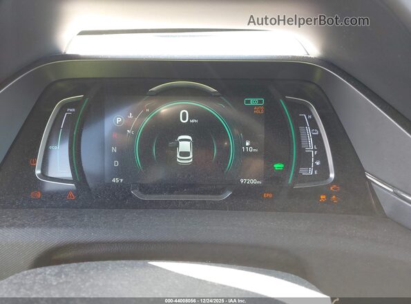 KMHC85LC1LU242183 2020 HYUNDAI IONIQ HYBRID Gray უკანა სავარძლების ხედი