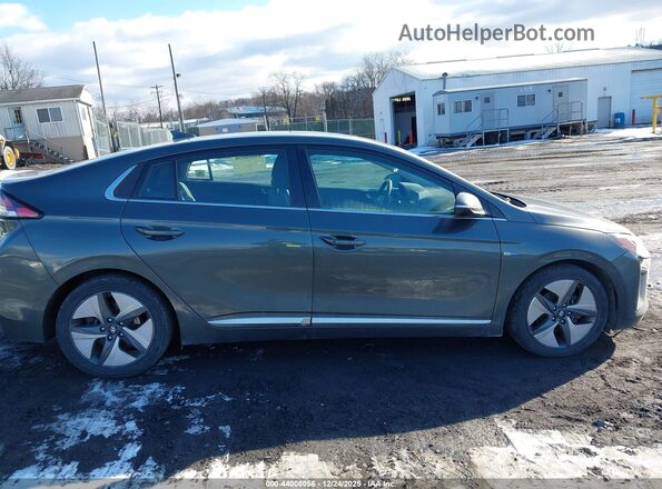 KMHC85LC1LU242183 2020 HYUNDAI IONIQ HYBRID Gray უკანა სალონის ხედი