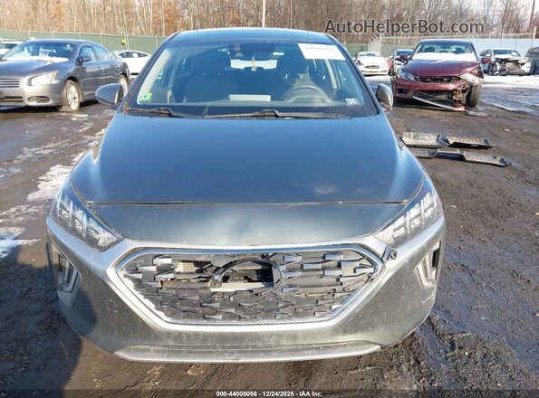 KMHC85LC1LU242183 2020 HYUNDAI IONIQ HYBRID Gray ხელსაწყოთა პანელის ხედი
