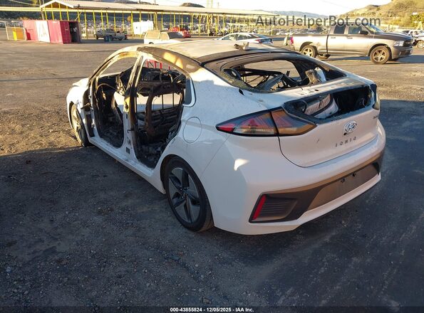 KMHC85LC2LU225831 2020 HYUNDAI IONIQ HYBRID White Rear left