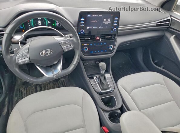 KMHC85LC3MU259679 2021 HYUNDAI IONIQ White Առջևի վահանակի տեսք