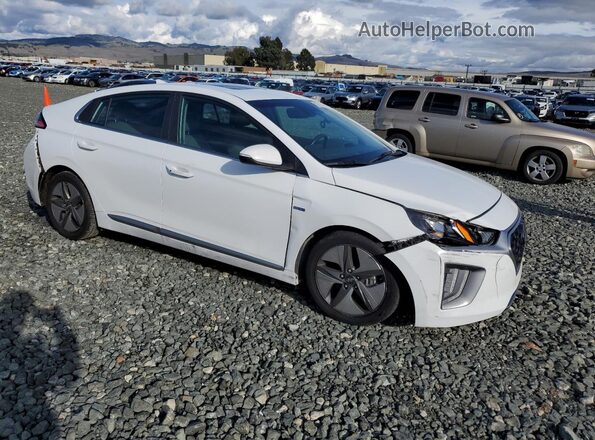 KMHC85LC4LU231985 2020 HYUNDAI IONIQ White Delantero derecho