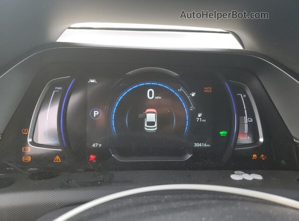 KMHC85LJ0LU062014 2020 HYUNDAI IONIQ Silver Սարքավորումների վահանակի տեսք