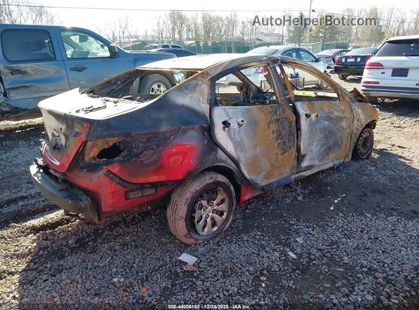 KMHCT4AE0GU953327 2016 HYUNDAI ACCENT Красный Задняя правая четверть