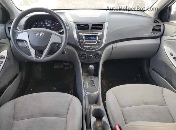 KMHCT4AE6GU132619 2016 HYUNDAI ACCENT White Вид панелі приладів