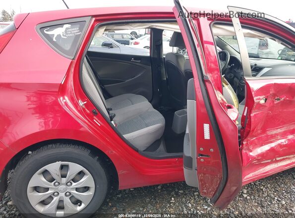 KMHCT5AE0GU240109 2016 HYUNDAI ACCENT Красный Вид наклейки с VIN-кодом