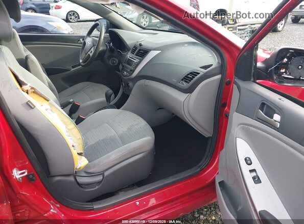 KMHCT5AE0GU240109 2016 HYUNDAI ACCENT Красный 
