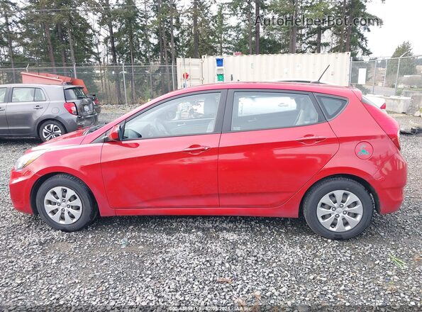 KMHCT5AE0GU240109 2016 HYUNDAI ACCENT Красный Панорамный вид салона 360°