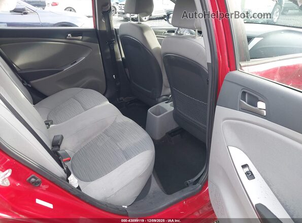KMHCT5AE0GU240109 2016 HYUNDAI ACCENT Красный 