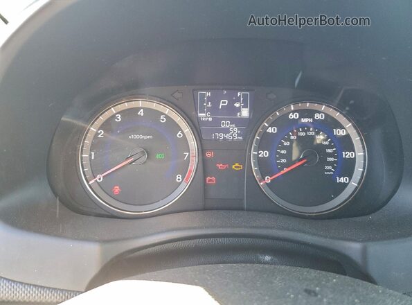 KMHCT5AEXGU287180 2016 HYUNDAI ACCENT Угольный Вид щитка приборов