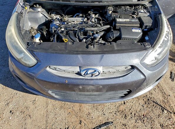 KMHCT5AEXGU287180 2016 HYUNDAI ACCENT Угольный Вид задней части салона