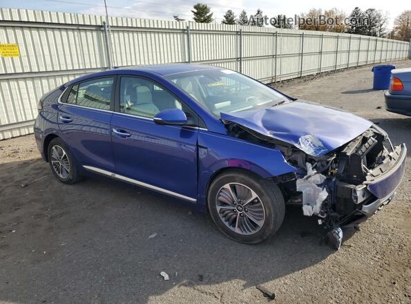 KMHCX5LD1MU260423 2021 HYUNDAI IONIQ Blue წინა მარჯვენა