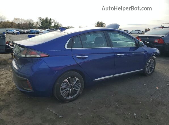 KMHCX5LD1MU260423 2021 HYUNDAI IONIQ Blue უკანა მარჯვენა