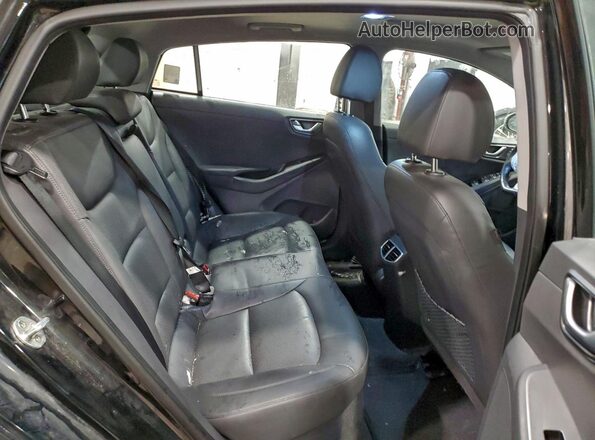 KMHCX5LD2LU227381 2020 HYUNDAI IONIQ Black Vista de los asientos traseros