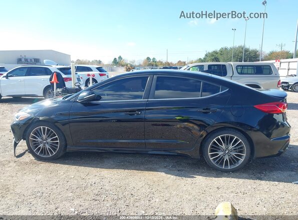 KMHD04LB6HU338489 2017 HYUNDAI ELANTRA Black Vista interior de 360 grados