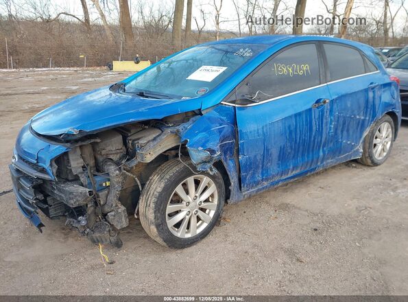 KMHD35LH0HU350185 2017 HYUNDAI ELANTRA GT Blue Դիմացի տեսք