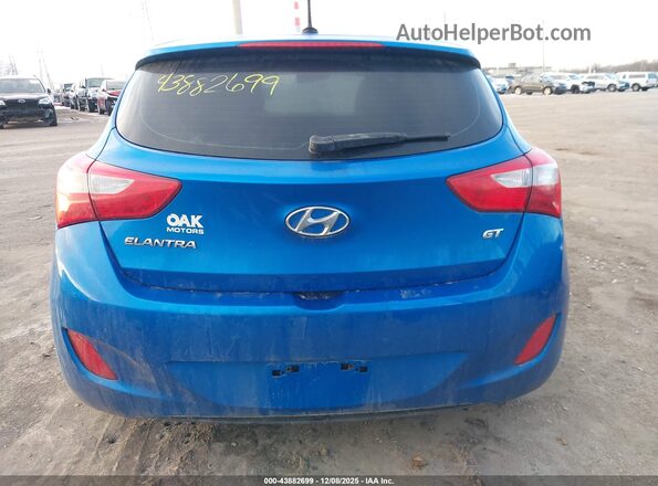 KMHD35LH0HU350185 2017 HYUNDAI ELANTRA GT Blue 