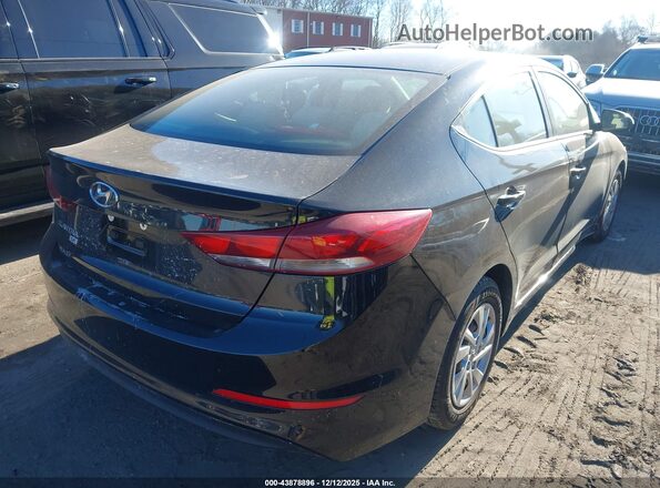 KMHD74LF9JU508316 2018 HYUNDAI ELANTRA Черный Задняя правая четверть