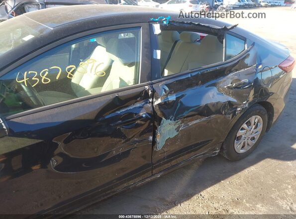 KMHD74LF9JU508316 2018 HYUNDAI ELANTRA Черный Вид спереди