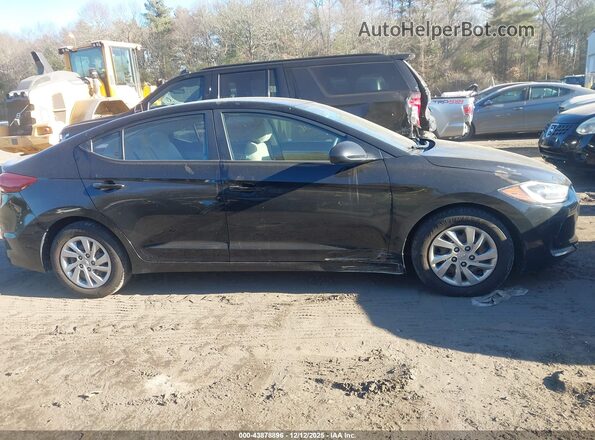 KMHD74LF9JU508316 2018 HYUNDAI ELANTRA Черный Вид щитка приборов