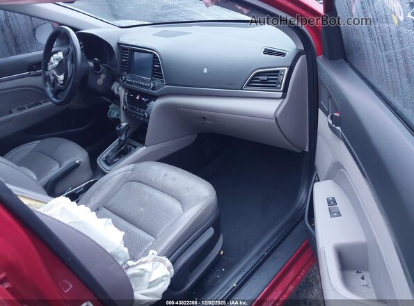 KMHD84LF0HU102187 2017 HYUNDAI ELANTRA Red Vista interior delantera