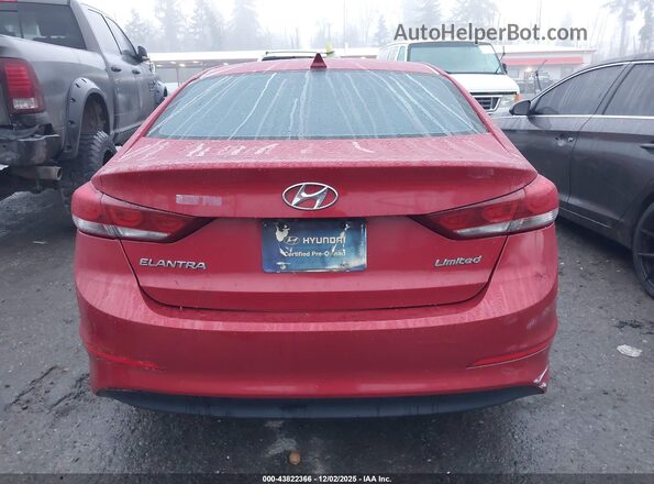 KMHD84LF0HU102187 2017 HYUNDAI ELANTRA Red 