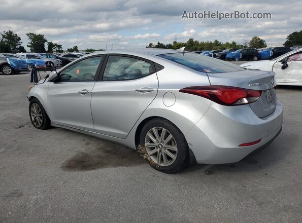 KMHDH4AE0GU512173 2016 HYUNDAI ELANTRA Silver Trasero izquierdo