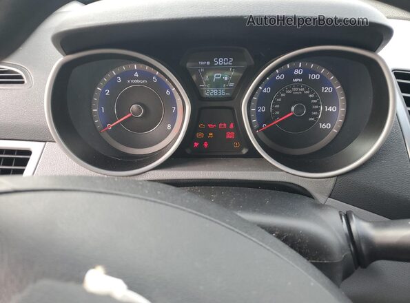 KMHDH4AE0GU512173 2016 HYUNDAI ELANTRA Silver Vista del cuadro de instrumentos