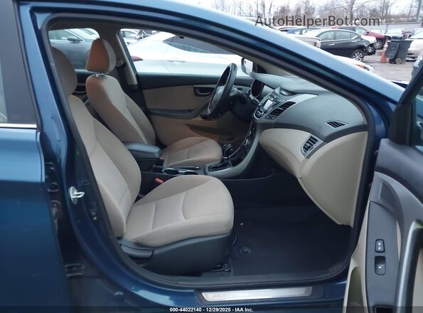 KMHDH4AE4GU645356 2016 HYUNDAI ELANTRA Blue Vista interior delantera