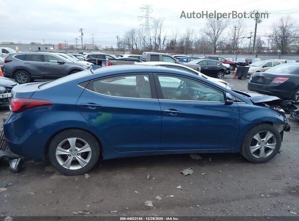 KMHDH4AE4GU645356 2016 HYUNDAI ELANTRA Blue Vista interior de 360 grados