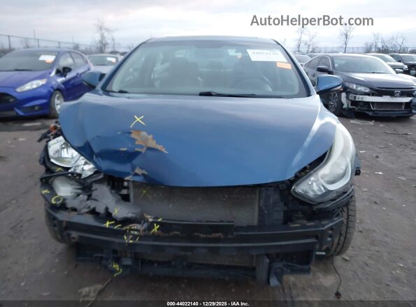 KMHDH4AE4GU645356 2016 HYUNDAI ELANTRA Blue Vista interior trasera