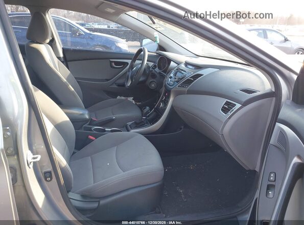 KMHDH4AEXGU483328 2016 HYUNDAI ELANTRA Silver წინა სალონის ხედი