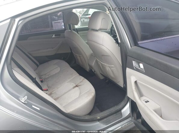 KMHE24L11HA055196 2017 HYUNDAI SONATA HYBRID Silver Вид наклейки з VIN-кодом