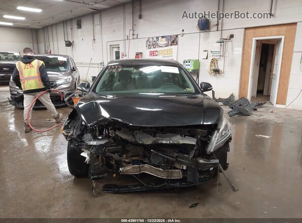 KMHE24L16HA059535 2017 HYUNDAI SONATA HYBRID Black Rear interior view