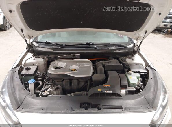 KMHE24L36KA090454 2019 HYUNDAI SONATA HYBRID Белый Вид сзади