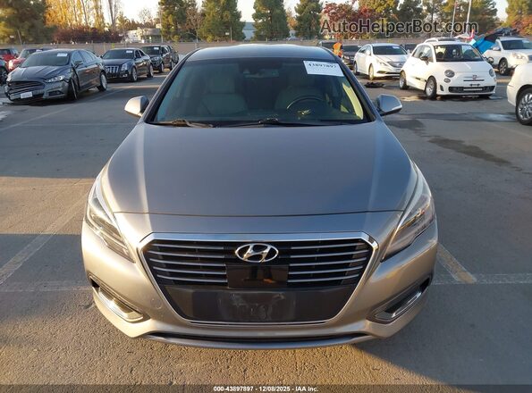 KMHE54L23HA074770 2017 HYUNDAI SONATA PLUG-IN HYBRID Серый Вид щитка приборов