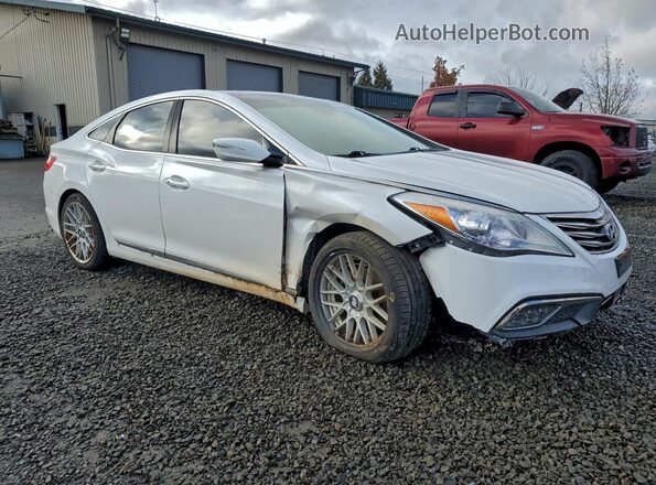 KMHFH4JG7HA581004 2017 HYUNDAI AZERA White Delantero derecho