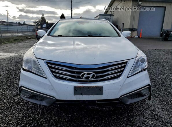 KMHFH4JG7HA581004 2017 HYUNDAI AZERA White Vista frontal
