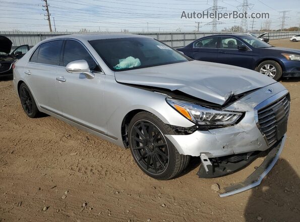 KMHG34JA2HU034946 2017 GENESIS G90 Silver Delantero derecho