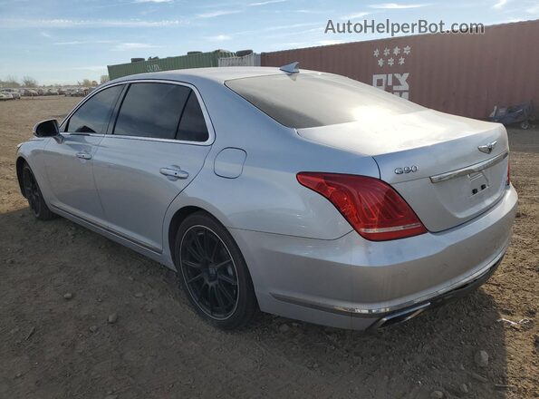 KMHG34JA2HU034946 2017 GENESIS G90 Silver Trasero izquierdo