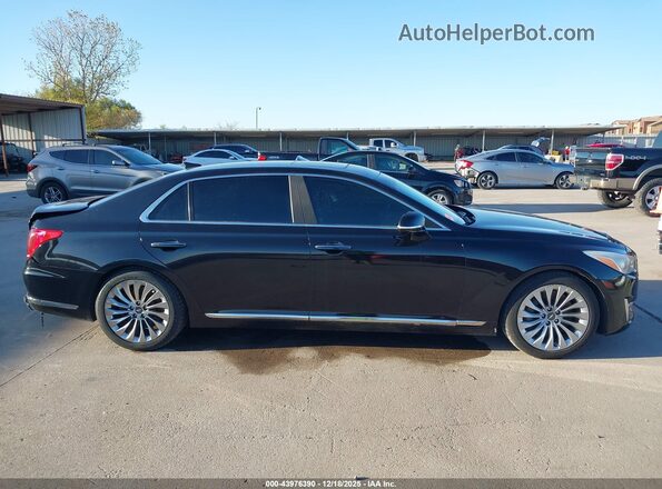 KMHG34JA5HU024606 2017 GENESIS G90 Black Vista interior trasera