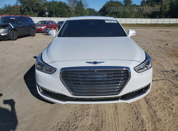 KMHG34JAXHU020356 2017 GENESIS G90 White წინა ხედი